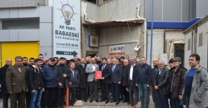AK Parti Babaeski İlçe Başkanı Yağcı, görevine başladı