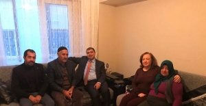 Kaymakam Kızıltoprak'tan şehit ailesine ziyaret