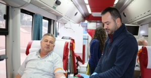 Malkara'da kan bağışları alındı