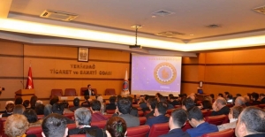NKÜ'de insan hakları konulu konferans verildi