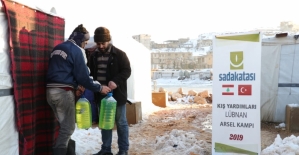 Sadakataşı Derneğinden Lübnan'daki Suriyelilere kış yardımı