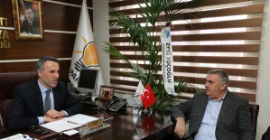 Toçoğlu'ndan AK Parti İl Başkanı Tever'e ziyaret