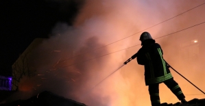 Kırklareli'nde metruk ev yangını