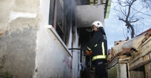 Orhangazi'de ev yangını