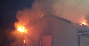 Silivri'de ev yangını