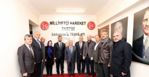 Vali Nayir'den MHP İl Teşkilatı'na ziyaret