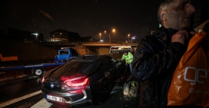 Beşiktaş’ta zincirleme trafik kazası: 1 yaralı