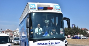 DSP Genel Başkanı Önder Aksakal, Tekirdağ'da