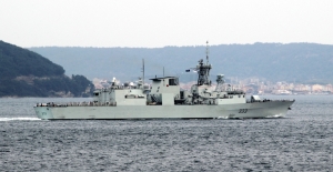NATO gemileri Çanakkale Boğazı'ndan geçti