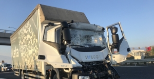 Orhangazi'de otoyolda trafik kazası: 1 yaralı