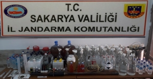 Sakarya'da kaçak içki operasyonu