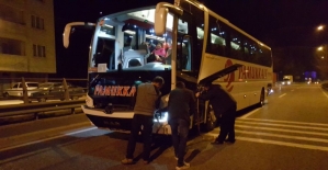 Sakarya'da yolcu otobüsünün çarptığı kişi öldü