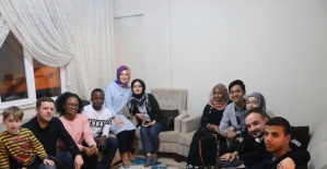 Uluslararası öğrenciler Kocaeli'de ailelerin evine konuk oluyor