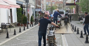 Lüleburgaz'da motosiklet denetimi