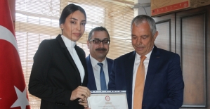 Manyas Belediye Başkanı mazbatasını aldı