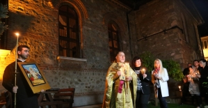 Ortodokslar, Edirne'de Paskalya'yı kutladı
