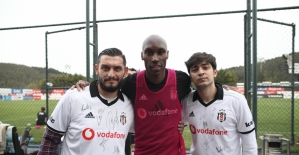 “Vodafone Karakartallılar“ Beşiktaş'ın antrenmanını izledi