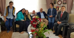 Babaeski Kaymakamı Özarslan'dan şehit ailelerine ziyaret