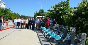 NKÜ'ye akıllı bisiklet istasyonu