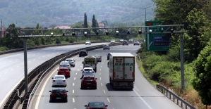 Anadolu Otoyolu'nda trafik yoğunluğu azaldı
