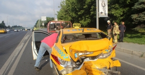 Fatih'te trafik kazası: 1 yaralı
