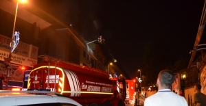 İstanbul'da iş yeri yangını