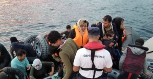 Kuzey Ege'de 46 düzensiz göçmen yakalandı