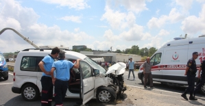 Tekirdağ’da trafik kazası: 1 ölü, 2 yaralı