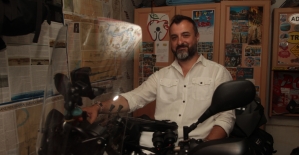 İngilizce öğretmeni motosikletini Evliya Çelebi'nin rotasına sürecek