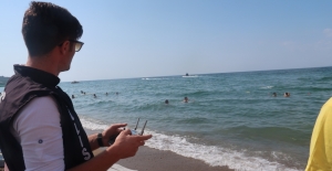 Turizm merkezi Yalova'da drone destekli deniz denetimi