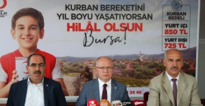 Türk Kızılayının vekaletle kurban kesimi kampanyası