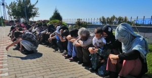 Çanakkale'de 106 düzensiz göçmen yakalandı