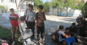Çanakkale'de 33 düzensiz göçmen yakalandı