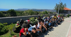 Çanakkale'de 80 düzensiz göçmen yakalandı