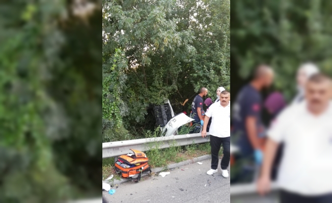 Anadolu Otoyolu'nda trafik kazası: 1 ölü, 9 yaralı