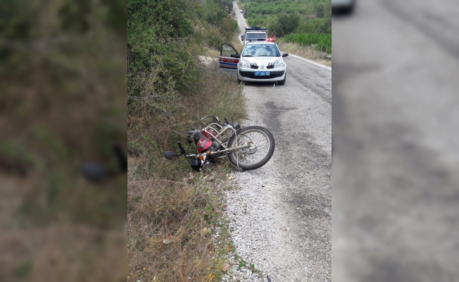 Çanakkale'de motosiklet devrildi: 1 ölü