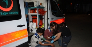 Edirne'de düzensiz göçmenleri taşıyan araç kaza yaptı: 14 yaralı