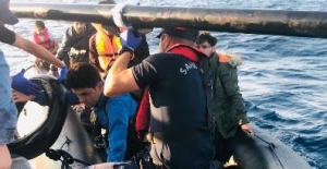Ege Denizi'nde 43 düzensiz göçmen yakalandı