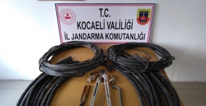 Kuzey Marmara Otoyolunun kablolarını çaldılar