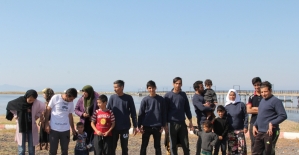 Kuzey Ege'de 18 düzensiz göçmen yakalandı