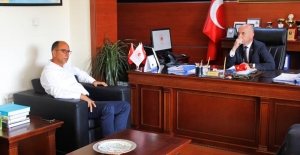 Mustafa Ercan'dan, Çevre ve Şehircilik müdürü Özdil'e ziyaret