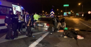 TEM'de trafik kazası: 2 ölü, 3 yaralı
