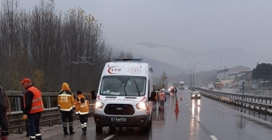 Bilecik'teki trafik kazasında karayolları görevlisi hayatını kaybetti