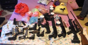 Bursa'da evinde uyuşturucu ve silah bulunan şüpheli tutuklandı