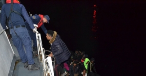Çanakkale'de 43 düzensiz göçmen yakalandı