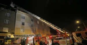 İstanbul'da ev yangını