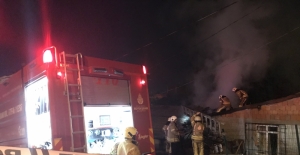 İstanbul'da gecekondu yangını