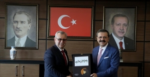 Hisarcıklıoğlu, Keşan Belediye Başkanı Helvacıoğlu'nu ziyaret etti