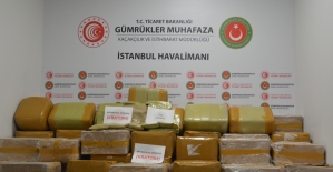 İstanbul Havalimanı'nda 1,74 tonla 