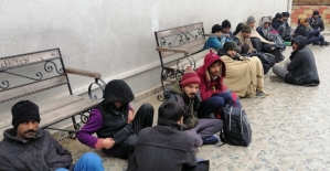 Tekirdağ'da kamyonette 46 düzensiz göçmen yakalandı